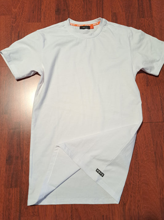 pstv  plain t-shirt - White  - if00165