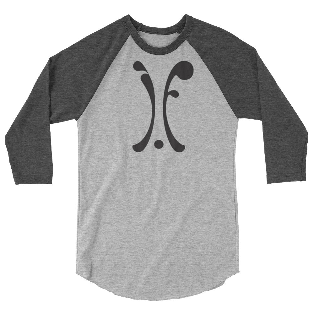 classic blk if logo 3/4 slee tee