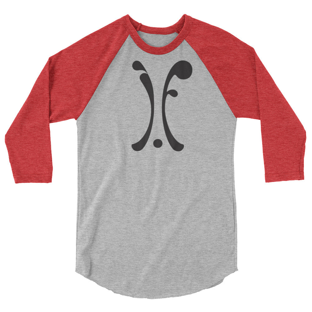 classic blk if logo 3/4 slee tee