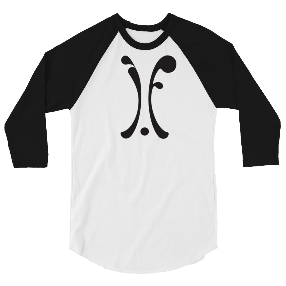 classic blk if logo 3/4 slee tee