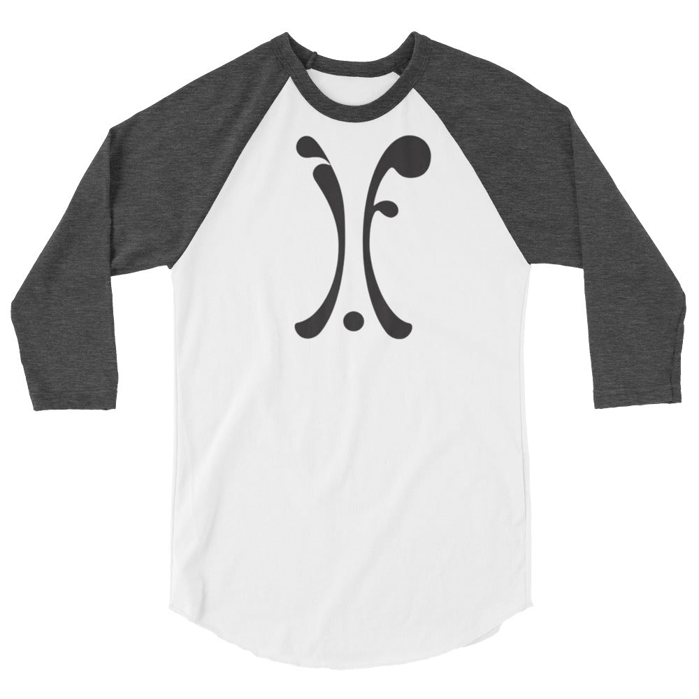 classic blk if logo 3/4 slee tee