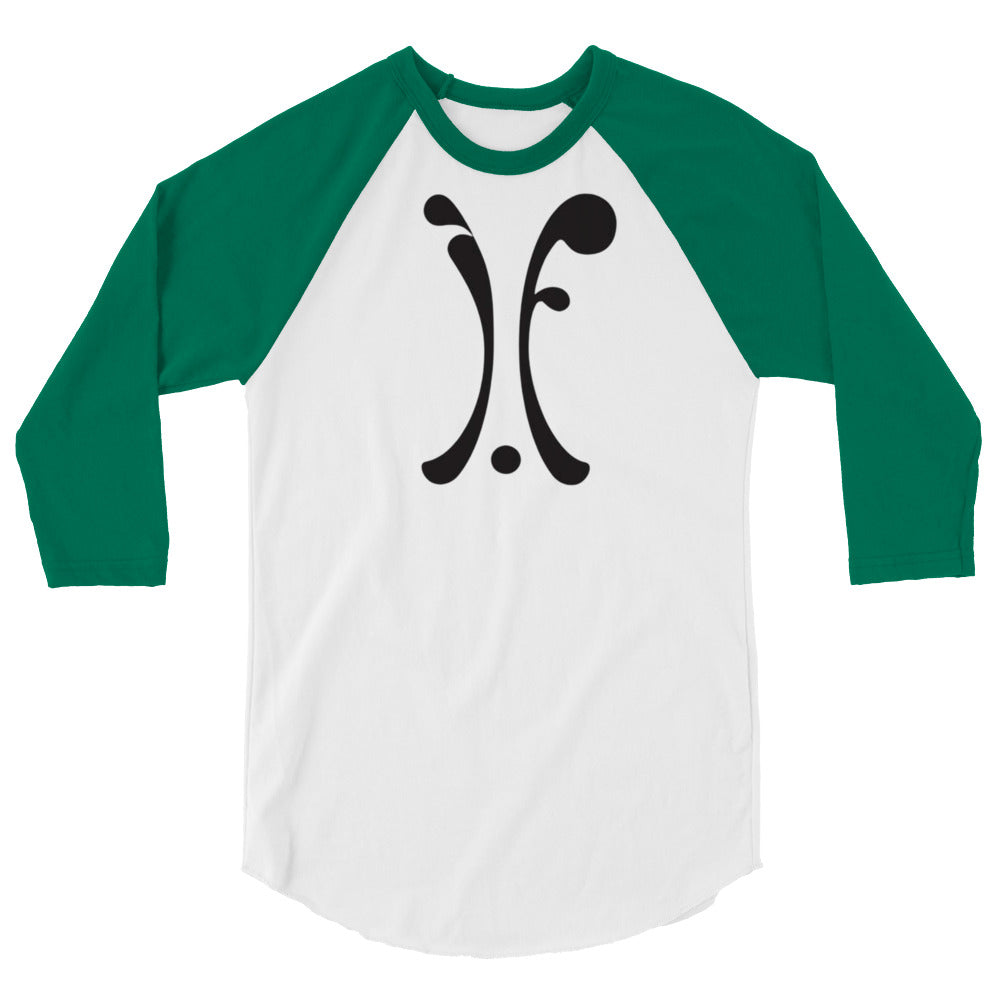 classic blk if logo 3/4 slee tee