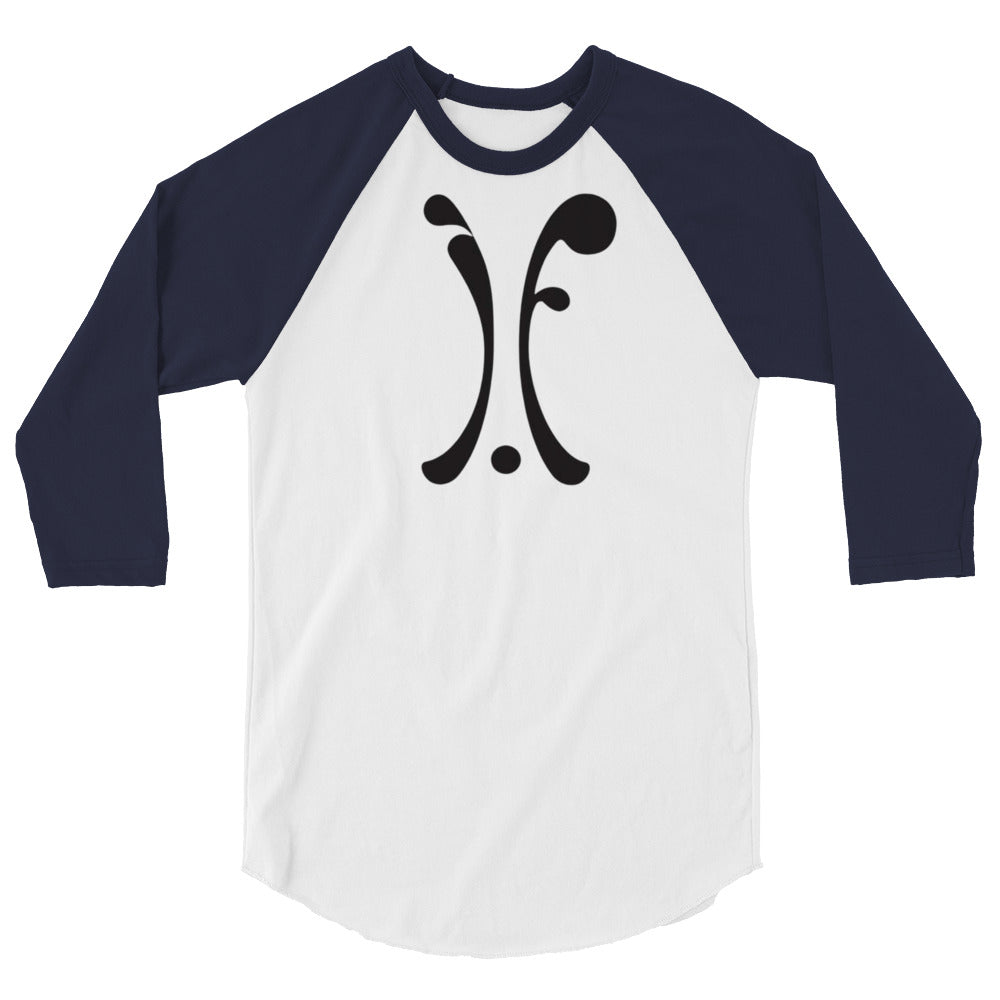 classic blk if logo 3/4 slee tee