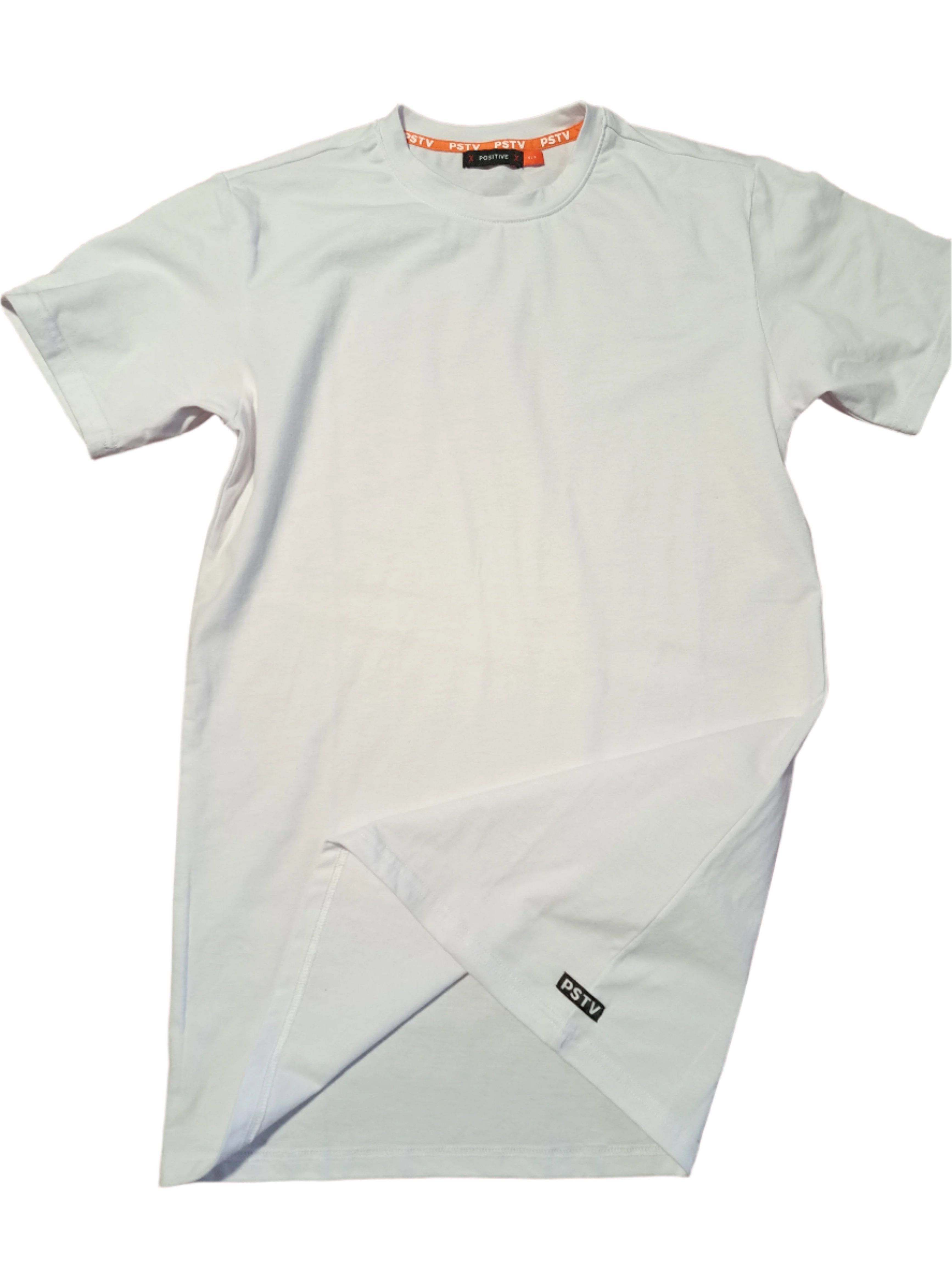 pstv  plain t-shirt - White  - if00165